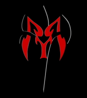 eMJey.com Logo / only the arm / black BG