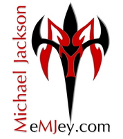 eMJey.com Logo without the eayes and the sign / Withe BG